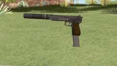 Pistol .50 GTA V (NG Black) Suppressor V2 für GTA San Andreas