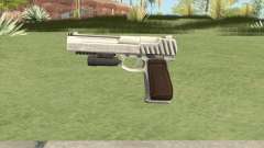Pistol .50 GTA V (OG Silver) Flashlight V1 für GTA San Andreas