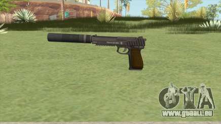 Pistol .50 GTA V (NG Black) Suppressor V1 für GTA San Andreas