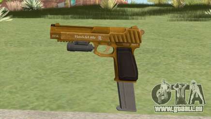 Pistol .50 GTA V (Gold) Flashlight V2 für GTA San Andreas