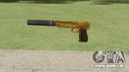 Pistol .50 GTA V (Gold) Suppressor V1 pour GTA San Andreas