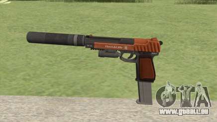 Pistol .50 GTA V (Orange) Full Attachments pour GTA San Andreas