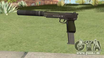 Pistol .50 GTA V (Green) Suppressor V2 pour GTA San Andreas