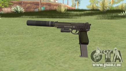 Pistol .50 GTA V (Green) Full Attachments für GTA San Andreas