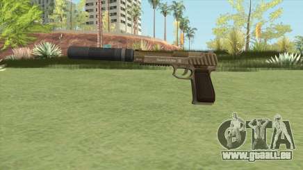 Pistol .50 GTA V (Army) Suppressor V1 pour GTA San Andreas