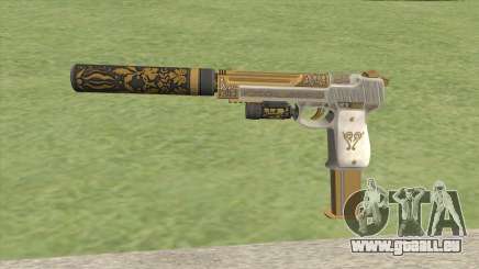 Pistol .50 GTA V (Luxury) Full Attachments für GTA San Andreas