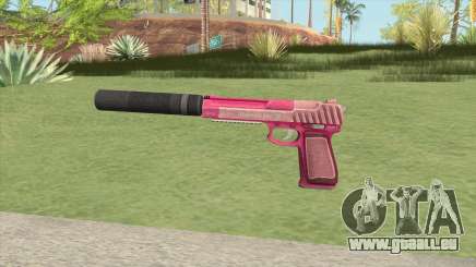 Pistol .50 GTA V (Pink) Suppressor V1 für GTA San Andreas