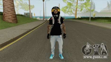 Random Male (Motorcycle Helmet) für GTA San Andreas