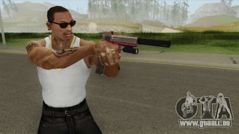 Heavy Pistol GTA V (Pink) Full Attachments pour GTA San Andreas