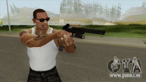Heavy Pistol GTA V (OG Black) Full Attachments pour GTA San Andreas