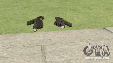 Heavy Pistol GTA V (Green) Flashlight V1 für GTA San Andreas