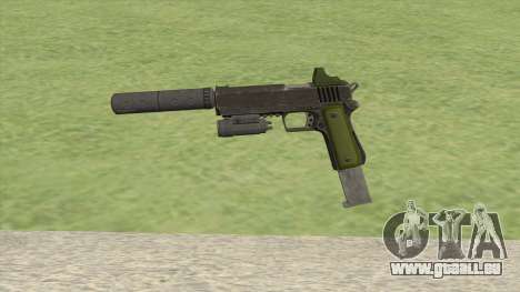 Heavy Pistol GTA V (Green) Full Attachments pour GTA San Andreas