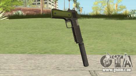 Heavy Pistol GTA V (Green) Suppressor V1 pour GTA San Andreas