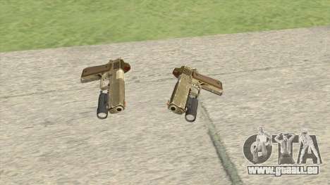 Heavy Pistol GTA V (Army) Flashlight V1 für GTA San Andreas