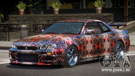 Nissan Skyline R34 LT PJ2 pour GTA 4