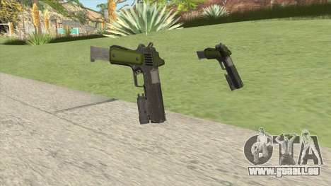 Heavy Pistol GTA V (Green) Flashlight V2 pour GTA San Andreas