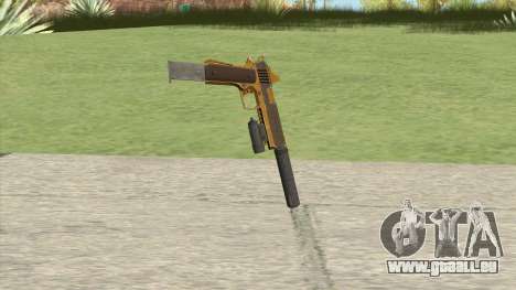 Heavy Pistol GTA V (Gold) Full Attachments pour GTA San Andreas