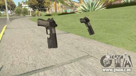 Heavy Pistol GTA V (NG Black) Flashlight V1 pour GTA San Andreas