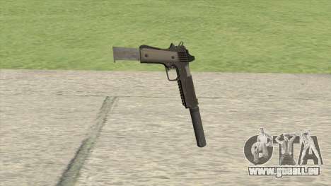 Heavy Pistol GTA V (NG Black) Suppressor V2 pour GTA San Andreas