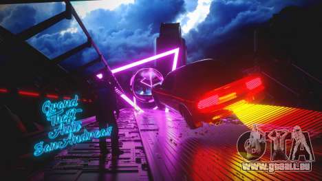 Neue boot-Bildschirm neon-Stil für GTA San Andreas