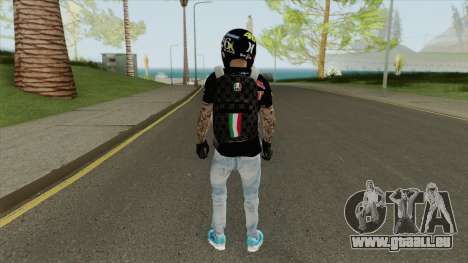 Random Male (Motorcycle Helmet) für GTA San Andreas