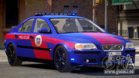 Volvo S60R Police V1.0 pour GTA 4