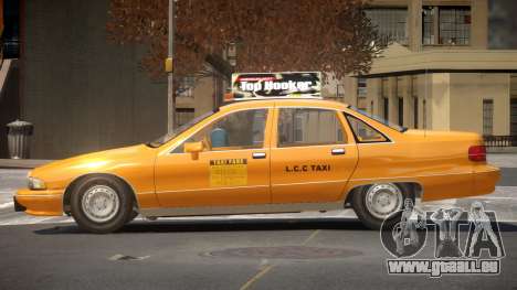 Chevrolet Caprice Taxi V1.0 pour GTA 4