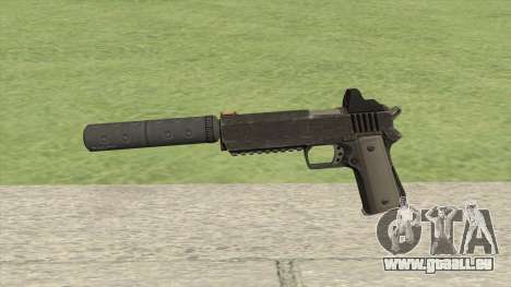 Heavy Pistol GTA V (NG Black) Suppressor V1 pour GTA San Andreas