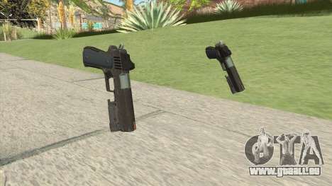 Heavy Pistol GTA V (OG Black) Flashlight V1 für GTA San Andreas
