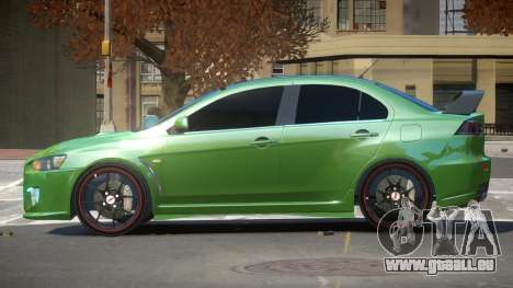 Mitsubishi Lancer X Edit für GTA 4