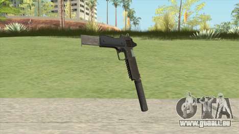 Heavy Pistol GTA V (OG Black) Suppressor V2 pour GTA San Andreas