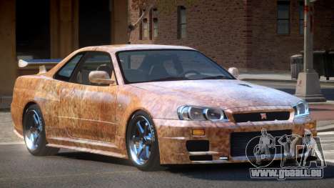 Nissan Skyline R34 LT PJ3 für GTA 4