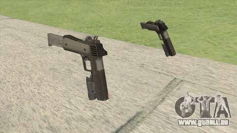 Heavy Pistol GTA V (NG Black) Flashlight V2 pour GTA San Andreas