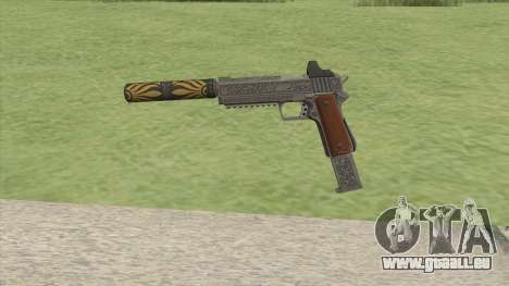 Heavy Pistol GTA V (Luxury) Suppressor pour GTA San Andreas