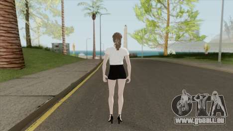 Claire Casual (Mini Skirt) für GTA San Andreas