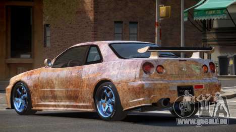 Nissan Skyline R34 LT PJ3 pour GTA 4