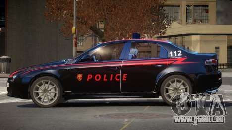 Alfa Romeo 159 Police V1.0 pour GTA 4