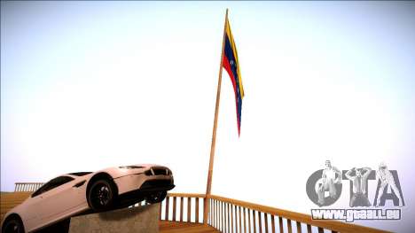 Drapeau du Venezuela, dans le mont Chiliade Rema pour GTA San Andreas