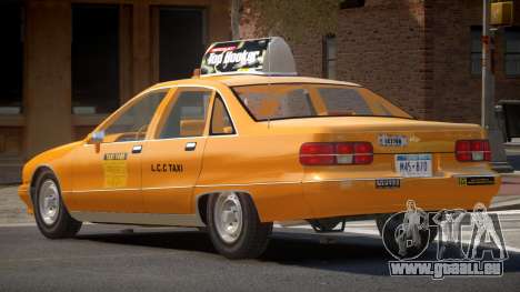Chevrolet Caprice Taxi V1.0 pour GTA 4