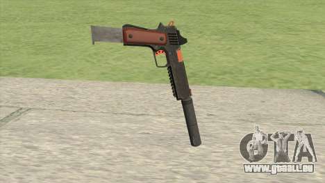 Heavy Pistol GTA V (Orange) Suppressor V2 für GTA San Andreas