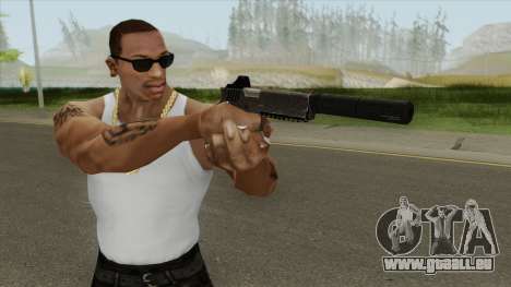 Heavy Pistol GTA V (Platinum) Suppressor V1 pour GTA San Andreas