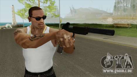 Heavy Pistol GTA V (OG Black) Suppressor V2 pour GTA San Andreas