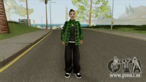 Gang Girl V2 (Grove Street) pour GTA San Andreas