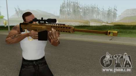 Heavy Sniper GTA V (Gold) V1 pour GTA San Andreas
