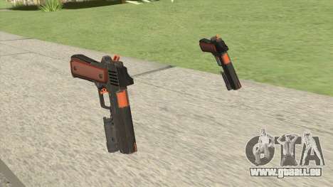 Heavy Pistol GTA V (Orange) Flashlight V1 pour GTA San Andreas