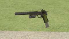 Heavy Pistol GTA V (Green) Full Attachments für GTA San Andreas