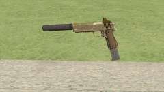 Heavy Pistol GTA V (Army) Suppressor V2 pour GTA San Andreas