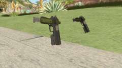 Heavy Pistol GTA V (Green) Flashlight V2 pour GTA San Andreas