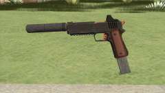 Heavy Pistol GTA V (Orange) Suppressor V2 für GTA San Andreas