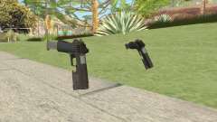 Heavy Pistol GTA V (OG Black) Flashlight V2 für GTA San Andreas